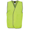 Hi Vis Safety Vests Lime Front